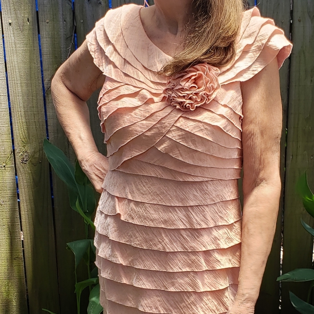 Peach Dress 12 Tangerine Light Orange
